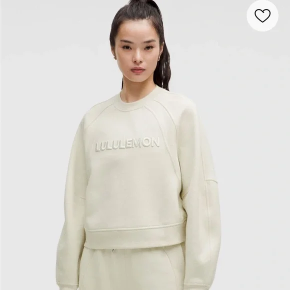 Lululemon bone color oversized scuba - Picture 1 of 3